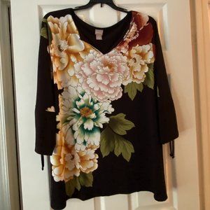 Chico's flowered top